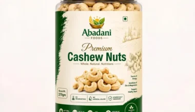 Abadani Foods Premium Cashew Nuts – 270g