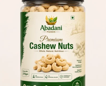 Abadani Foods Premium Cashew Nuts – 270g