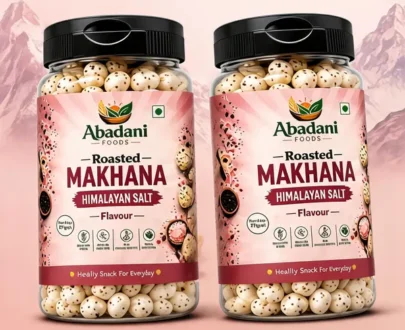 Abadani Foods Roasted Makhana – Himalayan Salt Flavour (77g)