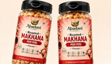 Abadani Foods Roasted Makhana – Peri Peri Flavour (77g)
