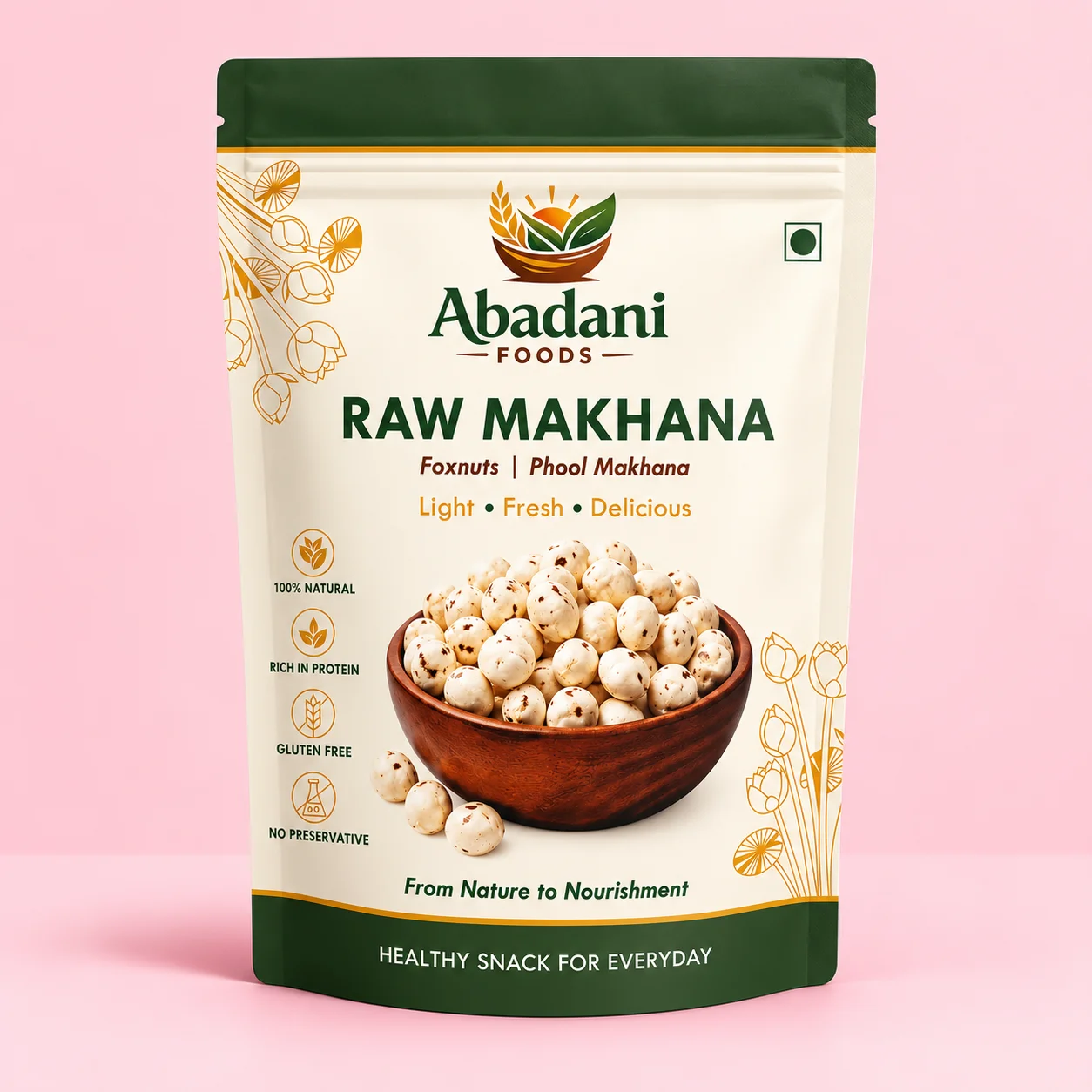 Abadani Foods Raw Makhana (Fox Nuts) – Natural Phool Makhana